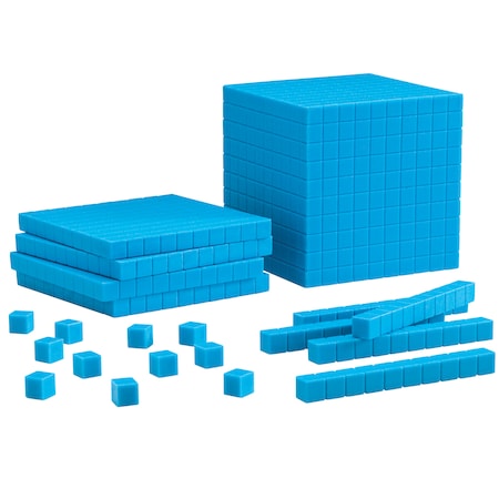 Learning Resources Blue Plastic Base Ten Starter Set 0930